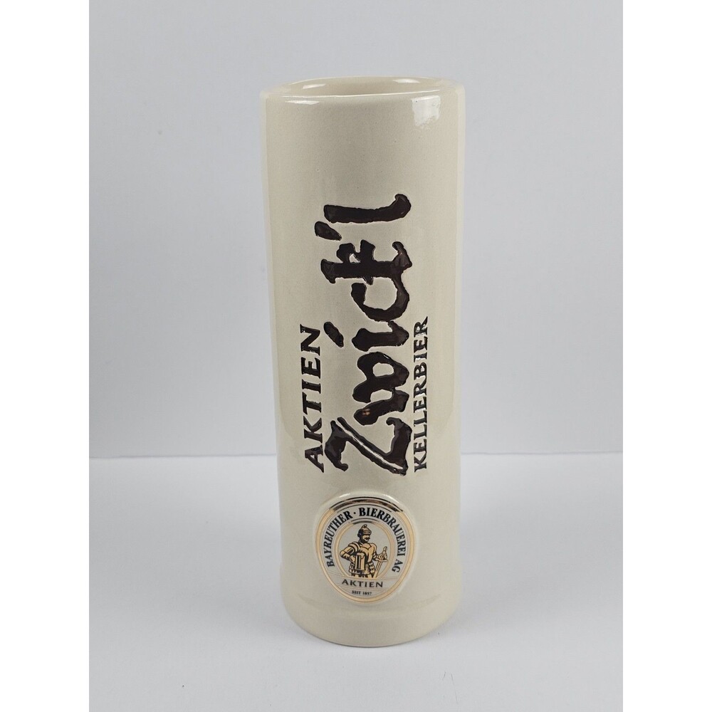 Aktien Zwickl Kellerbier 0.51 Liter Beer Stein, 8.5” DGD Werbeartikel fast Ship